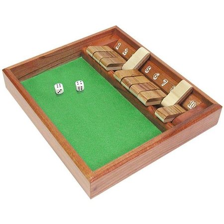 POKER Poker 80-Shadow10 Shut The Box 1 -10 Games Zero Out Game with 2 Dice 80-Shadow10